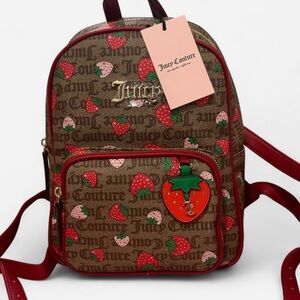 Juicy Couture Red Strawberry Backpack